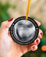 Volleyball I Love You Circle ornament - single (porcelain) aos-circle-ornament-single-porcelain-lifestyles-09