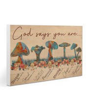 Mushroom God Says You Are Gallery Wrapped Canvas Prints tile