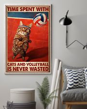 Volleyball And Cat 11x17 Poster lifestyle-poster-1