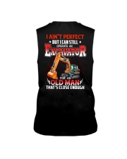 Excavator I Ain't Perfect 2 Sides Sleeveless Tee tile