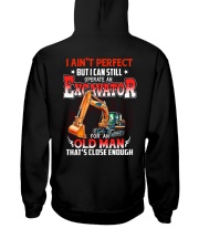 Excavator I Ain't Perfect 2 Sides Hooded Sweatshirt tile