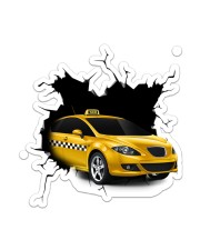 Taxi Crack Sticker - Single (Vertical) front