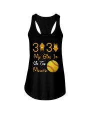 Softball - 3 Up 3 Down Ladies Flowy Tank tile