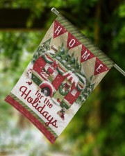 Camping Christmas Flag 2 11.5"x17.5" Garden Flag aos-garden-flag-11-5-x-17-5-lifestyle-front-15