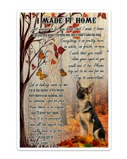 German Shepherd I Made It Home Sticker tile