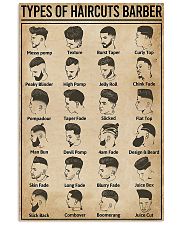 Barber-Types Of Haircuts 11x17 Poster front
