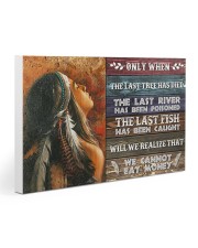 Native - We Cannot Eat Money Gallery Wrapped Canvas Prints tile
