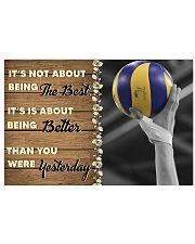 Volleyball - Being The Best 17x11 Poster front