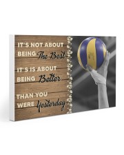 Volleyball - Being The Best Gallery Wrapped Canvas Prints tile