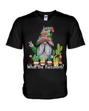 What The Fucculent V-Neck T-Shirt tile