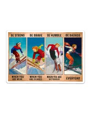 Skiing - Be Strong Sticker tile