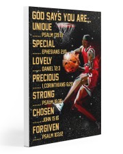 Basketball God Says You Are Gallery Wrapped Canvas Prints tile