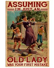 Softball - Assuming I'm Just An Old Lady 11x17 Poster front
