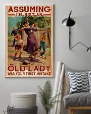Softball - Assuming I'm Just An Old Lady 11x17 Poster lifestyle-poster-1