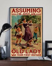Softball - Assuming I'm Just An Old Lady 11x17 Poster lifestyle-poster-2