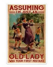 Softball - Assuming I'm Just An Old Lady Sticker - Single (Vertical) thumbnail