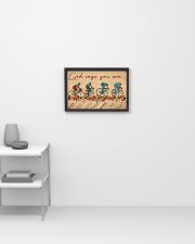 Biking God Says You Are 17x11 Poster poster-landscape-17x11-lifestyle-04