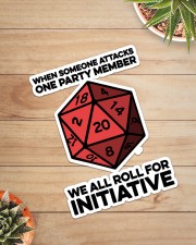 Game We All Roll For Initiative Sticker Sticker - Single (Vertical) aos-sticker-single-vertical-lifestyle-front-07