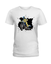 Motocross Crack Ladies T-Shirt tile