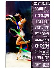 Gymnastic God Says You Are 11x17 Poster front