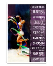 Gymnastic God Says You Are Sticker tile