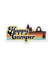 Happy Camper Sticker Sticker - Single (Vertical) front