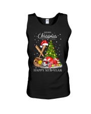 Softball Christmas And Happy New Year Unisex Tank tile