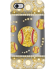 Softball - Gold Phonecase Phone Case i-phone-8-case