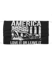 Excavator - America Love It Or Leave It 2 Sides Mask tile