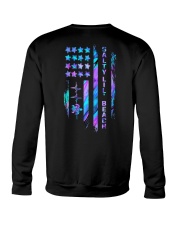 Turtle Salty Lil' Beach 2 Sides Crewneck Sweatshirt tile