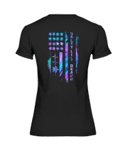 Turtle Salty Lil' Beach 2 Sides Premium Fit Ladies Tee tile
