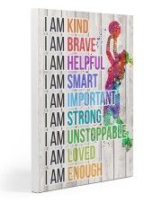 Volleyball - I am Gallery Wrapped Canvas Prints tile
