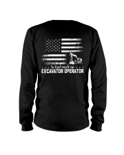 So God Made An Excavator Operator 2 Sides Long Sleeve Tee tile