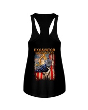 Excavator Operator Flag 2 Sides Ladies Flowy Tank tile