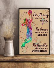 Basketball - Be Strong 11x17 Poster lifestyle-poster-3