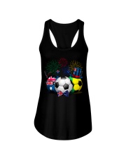 Football - Happy Australia Day Ladies Flowy Tank tile