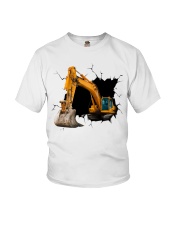 Excavator Crack 19 Youth T-Shirt tile