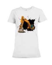 Excavator Crack 19 Premium Fit Ladies Tee tile