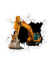 Excavator Crack 19 Sticker tile