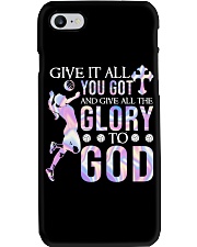 Volleyball - Give All The Glory To God Phone Case tile