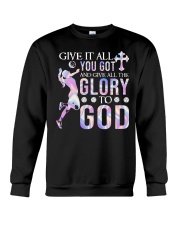 Volleyball - Give All The Glory To God Crewneck Sweatshirt tile