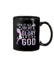 Volleyball - Give All The Glory To God Mug tile