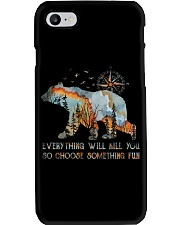 Camping Everything Will Kill You Phone Case tile