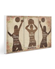 Custom Volleyball Be Strong Poster 30x20 Gallery Wrapped Canvas Prints thumbnail