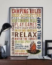 Camping - Camping Rules 11x17 Poster lifestyle-poster-2