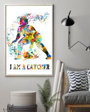 Softball - I Am A Catcher 11x17 Poster lifestyle-poster-1
