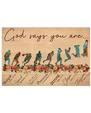 Basketball God Say You Are V2 17x11 Poster front