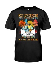 Camping - Not Everyone Who Wander Are Lost Premium Fit Mens Tee tile