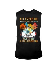 Camping - Not Everyone Who Wander Are Lost Sleeveless Tee tile