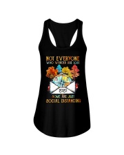 Camping - Not Everyone Who Wander Are Lost Ladies Flowy Tank tile